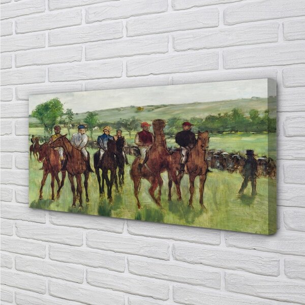 Obraz canvas Jazdci - Edgar Degas 100x50 cm