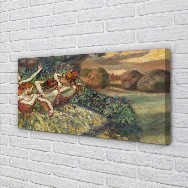 Obraz canvas Štyria tanečníci - Edgar Degas 100x50 cm