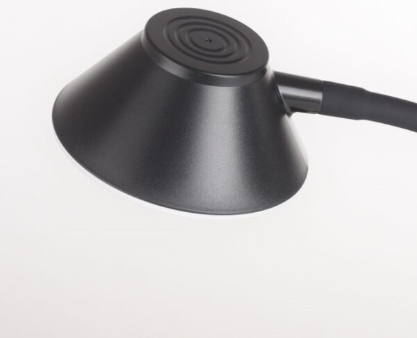 JUST LIGHT. 14414-18-LED Stmievateľná stolná lampa s nabíjaním PUCKI LED/4,5W/230V čierna