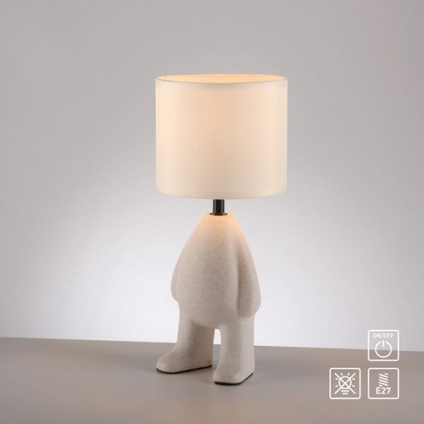 JUST LIGHT. 14191-39 - Stolová lampa TED 1xE27/25W/230V béžová