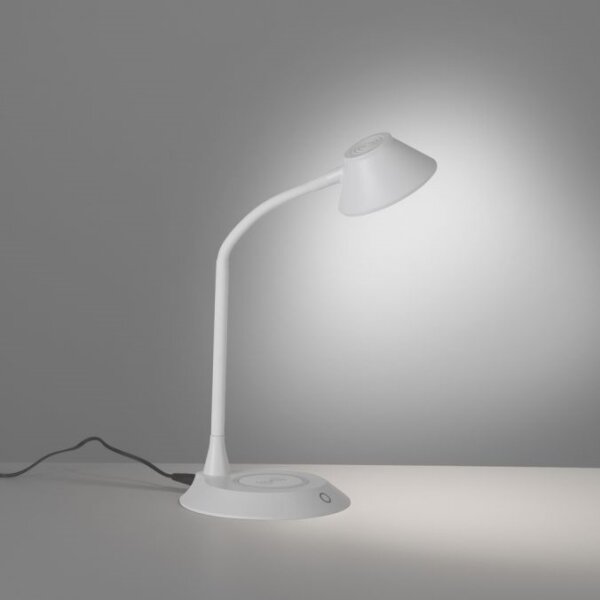 JUST LIGHT. 14414-16 -LED stmievateľná stolná lampa s nabíjaním PUCKI LED/4,5W/230V biela