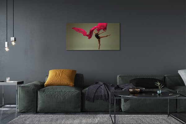 Obraz canvas Baletka ružová Materiál 100x50 cm