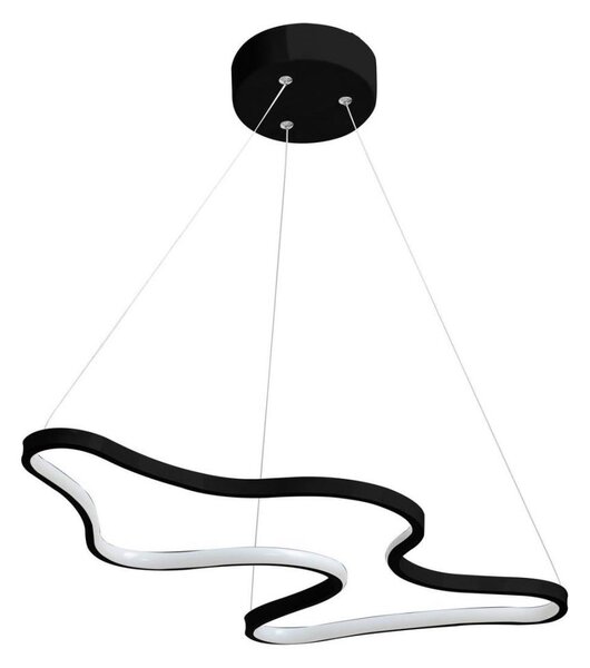 LED luster na lanku ARTISAN LED/36W/230V 6500K čierna