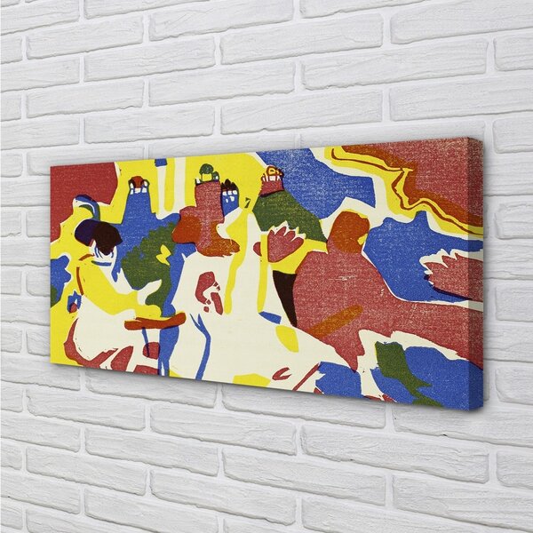 Obraz canvas Oriental (Orientalisches) - Wassily Kandinsky 100x50 cm