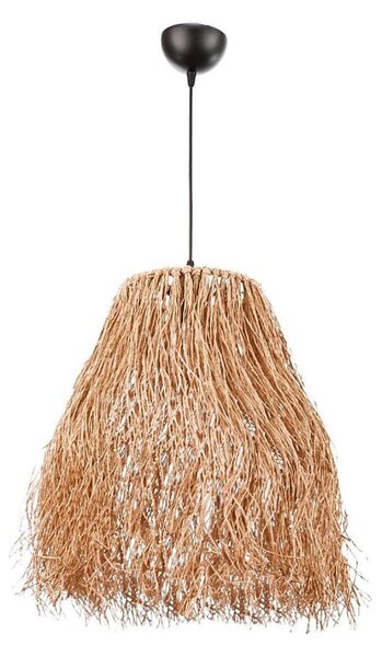 Závesný luster FRINGE na lanku 1xE27/40W/230V rafia