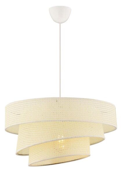 Luster na lanku COUPER 1xE27/60W/230V biela
