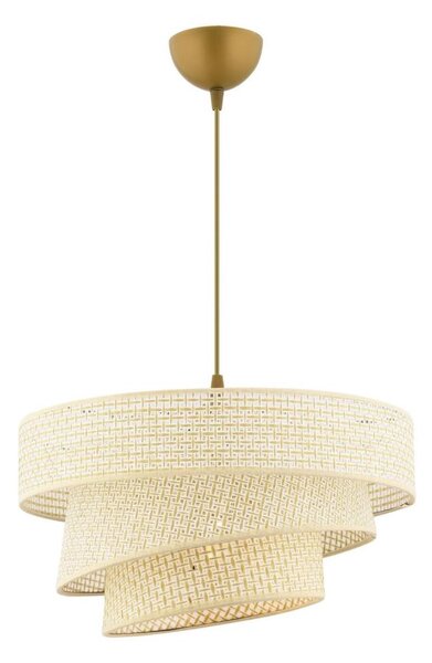 Závesný luster COUPER na lanku 1xE27/60W/230V krémový