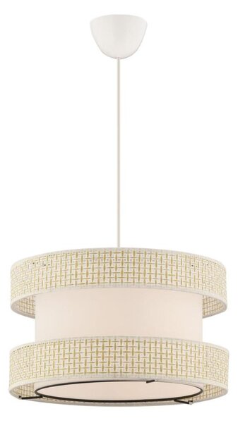 Luster na lanku HALO 1xE27/60W/230V krémový