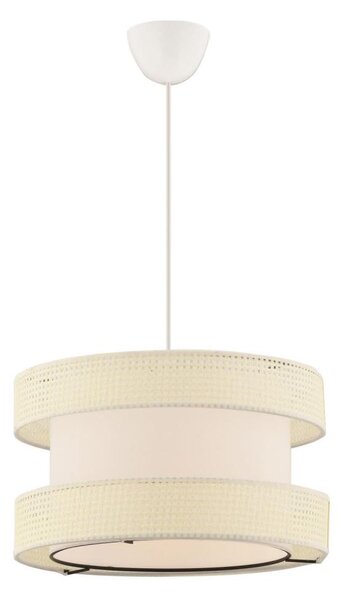 Závesný luster HALO na lanku 1xE27/60W/230V krémový