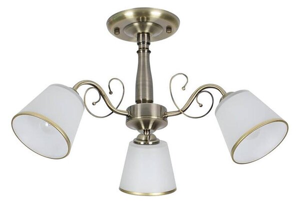 Luster na tyči LOSANNA 3xE14/40W/230V mosadz