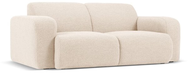 Béžová pohovka z textílie bouclé 170 cm Molino – Micadoni Home
