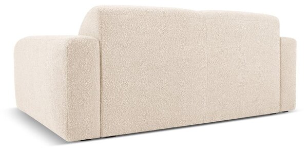 Béžová pohovka z textílie bouclé 170 cm Molino – Micadoni Home