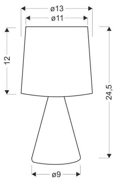 Stolová lampa SATTI 1xE14/40W/230V béžová