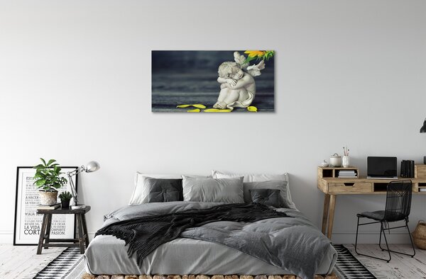 Obraz na plátne Spacie anjela slnečnica 100x50 cm