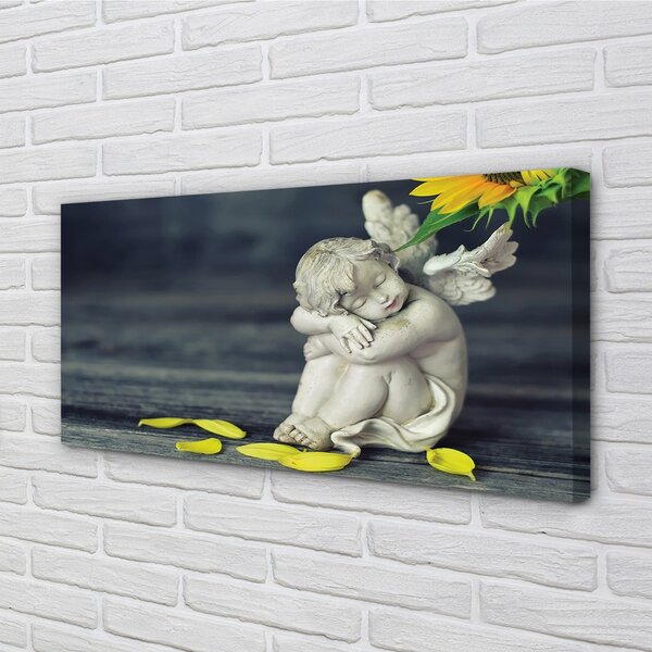 Obraz na plátne Spacie anjela slnečnica 100x50 cm