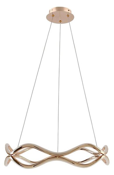 LED luster na lankách VAVE LED/28W/230V ružové zlato
