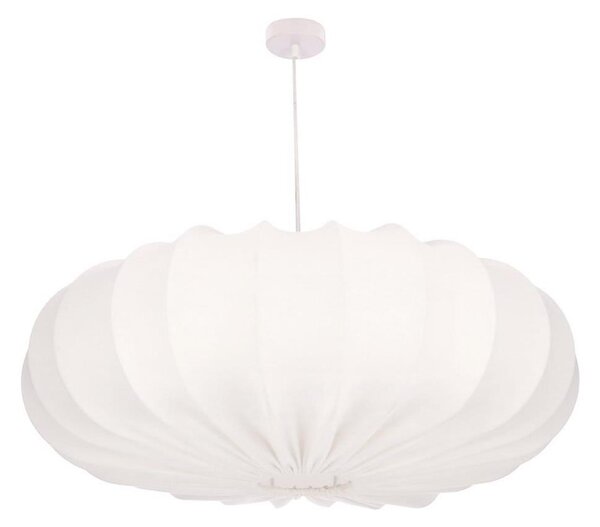 Luster na lanku CAFEE 1xE27/40W/230V pr. 66 cm biela