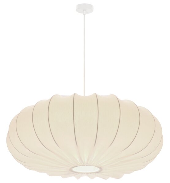 Luster na lanku CAFEE 1xE27/40W/230V pr. 66 cm biela