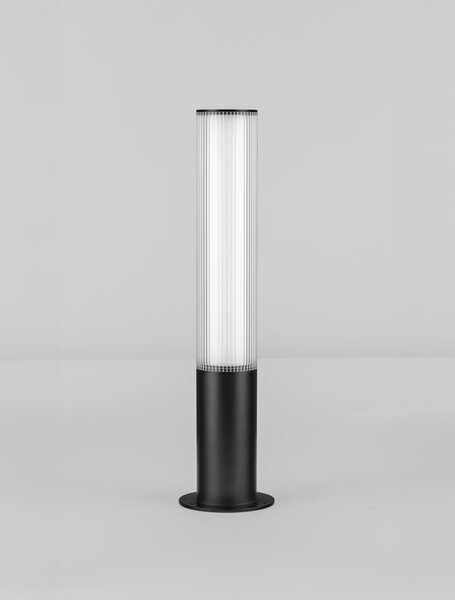 Vonkajšia stojaca lampa Iman pieskovo čierna 18 W