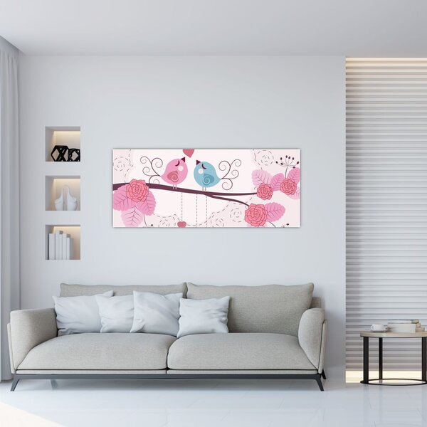 Obraz - Lásky čas (120x50 cm)