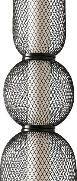 LED luster na lanku PUMA LED/15W/230V pr. 14 cm čierna