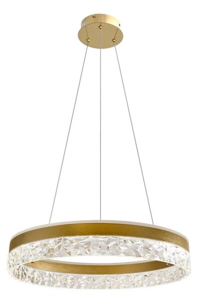 LED luster na lanku FROZI LED/32W/230V pr. 50 cm zlatý