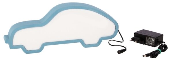 LED Detská stolná lampa CAR LED/11W/230V modrá