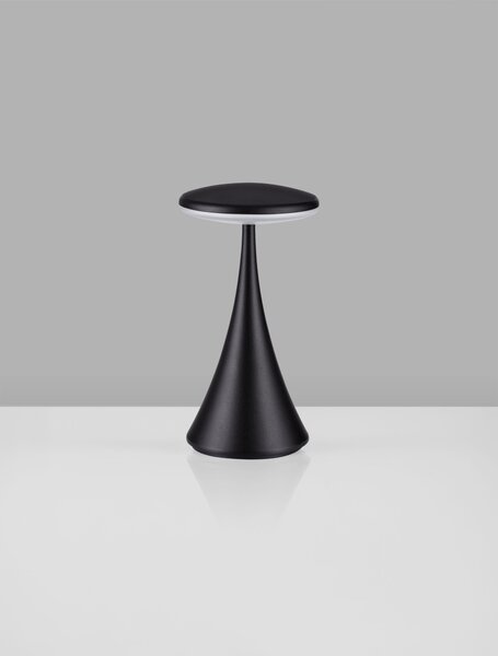 Vonkajšia stolová lampa Elbo pieskovo čierna 2 W