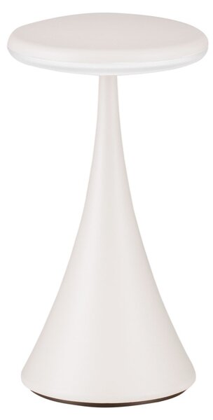 Vonkajšia stolová lampa Elbo pieskovo biela 2 W