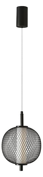 LED závesný luster na lanku PUMA LED/10W/230V pr. 20 cm čierny