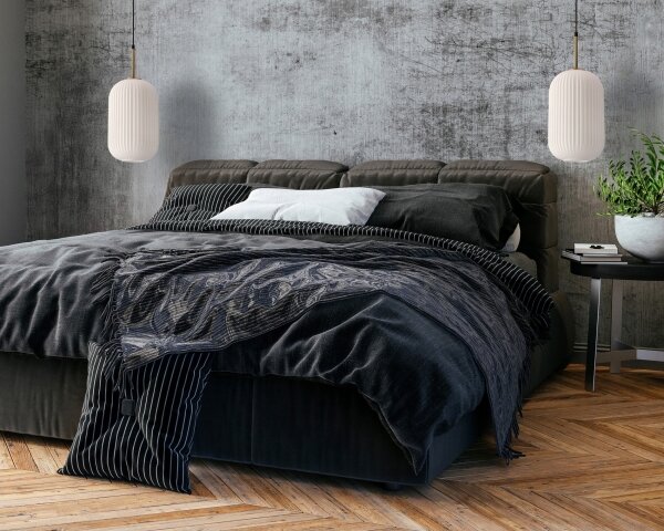 Závesný luster na lanku CRESTO 1xE27/40W/230V biela/zlatá