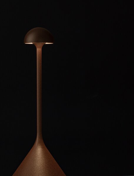 Vonkajšia stolová lampa Dalt kortenová 1 W
