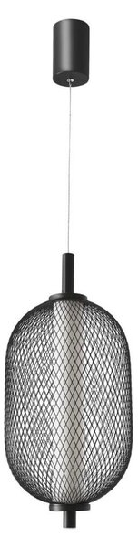LED závesné svietidlo na lanku PUMA LED/10W/230V pr. 15 cm čierne