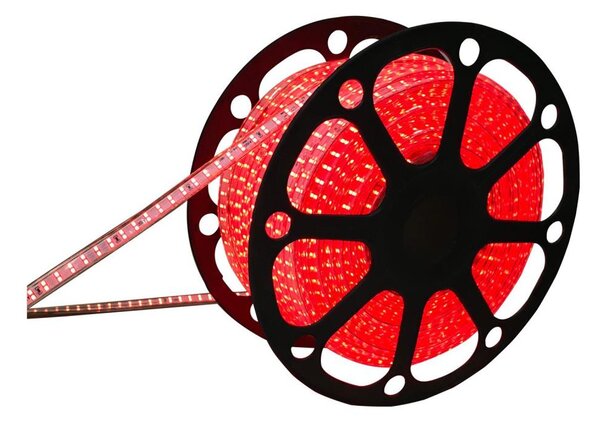 Aigostar - Vonkajší LED pás 50 m, 350 W, 230 V, červený, IP65