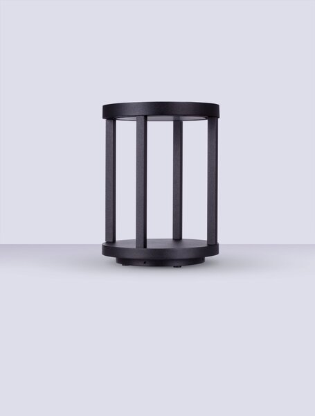 Vonkajšia stojaca lampa Optus pieskovo čierna 9 W