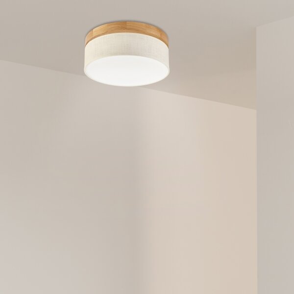 Brilagi - LED Stropné svietidlo BELLADONNA LED/20W/230V pr. 30 cm krémová/dub