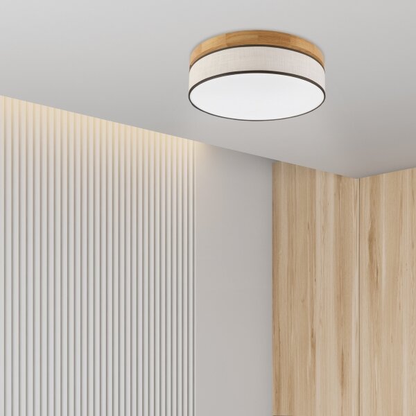 Brilagi - LED stropné svietidlo BELLADONNA LED/36W/230V pr. 40 cm krémová/dub