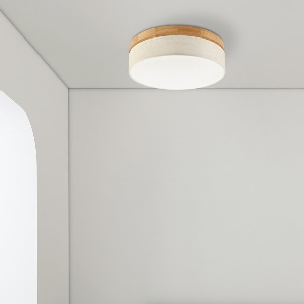 Brilagi - LED stropné svietidlo BELLADONNA LED/36W/230V pr. 40 cm krémová/dub