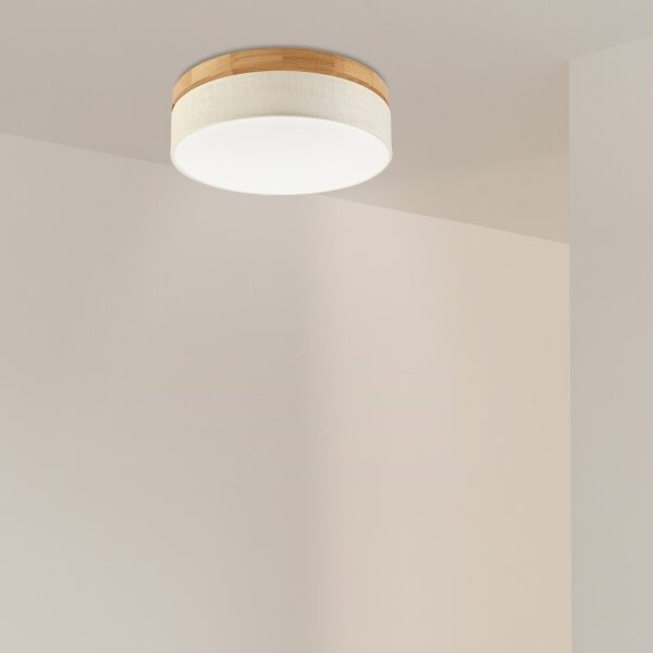 Brilagi - LED stropné svietidlo BELLADONNA LED/36W/230V pr. 40 cm krémová/dub
