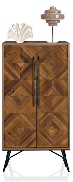 KOMODA, jedľa, tmavohnedá, 63/117/32 cm MID.YOU - Komody, Online Only