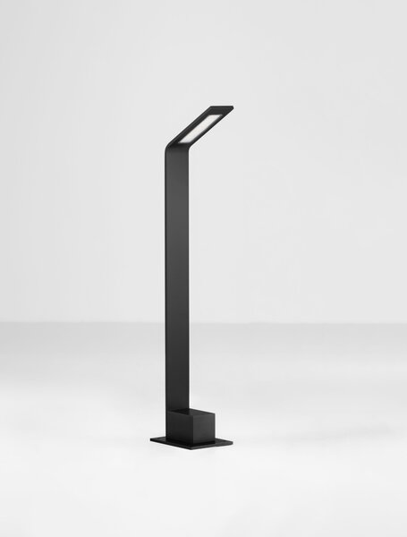 Vonkajšia stojaca lampa Vel pieskovo čierna 7 W