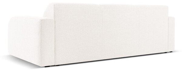 Biela pohovka z textílie bouclé 235 cm Molino – Micadoni Home