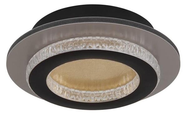 Globo 48042-12G - LED stropné svietidlo JAYDEN LED/12W/230V, priemer 20 cm, čierne