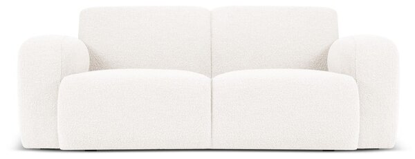 Biela pohovka z textílie bouclé 170 cm Molino – Micadoni Home