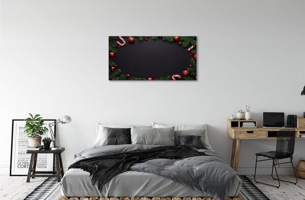 Obraz na plátne Vetvičky ozdoby lízanky 100x50 cm