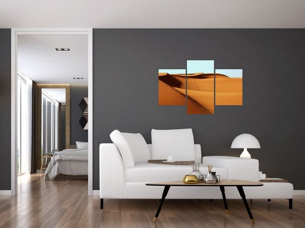 Obraz - Stopy v púšti (90x60 cm)