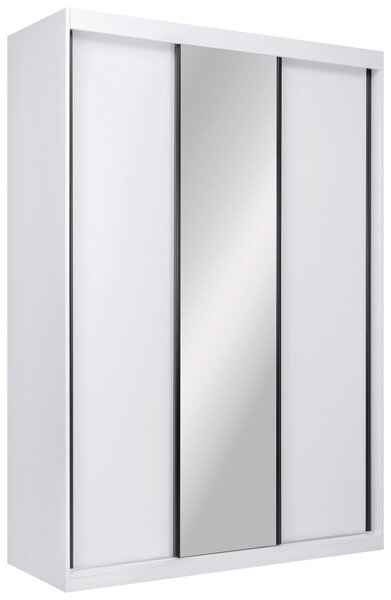SKRIŇA S POSUVNÝMI DVERAMI, biela, 150/215/59,5 cm P & B - Skrine, Online Only
