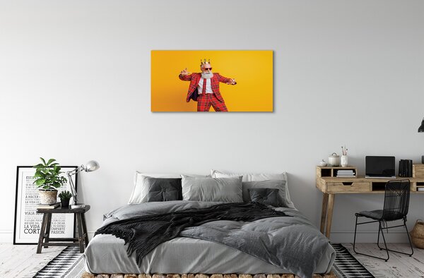 Obraz canvas Ten človek prehoz oblek 100x50 cm