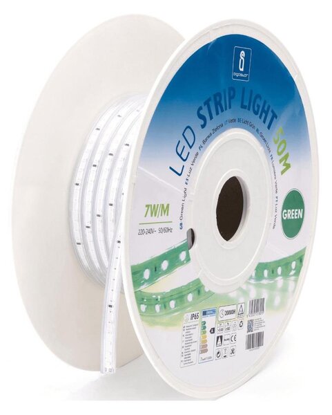 Aigostar - LED pás LED/350W/230V 50m zelený IP65