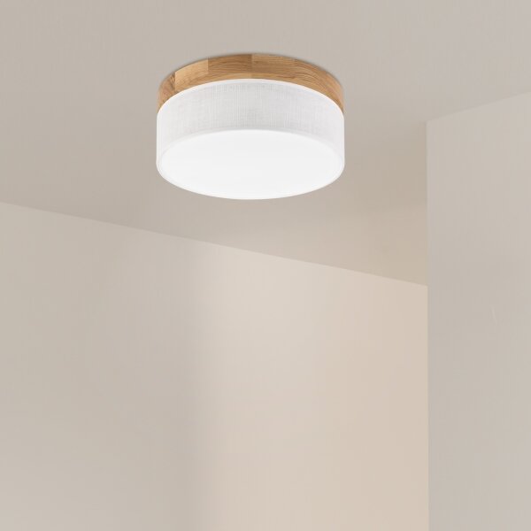 Brilagi - LED Stropné svietidlo BELLADONNA LED/20W/230V pr. 30 cm biela/dub